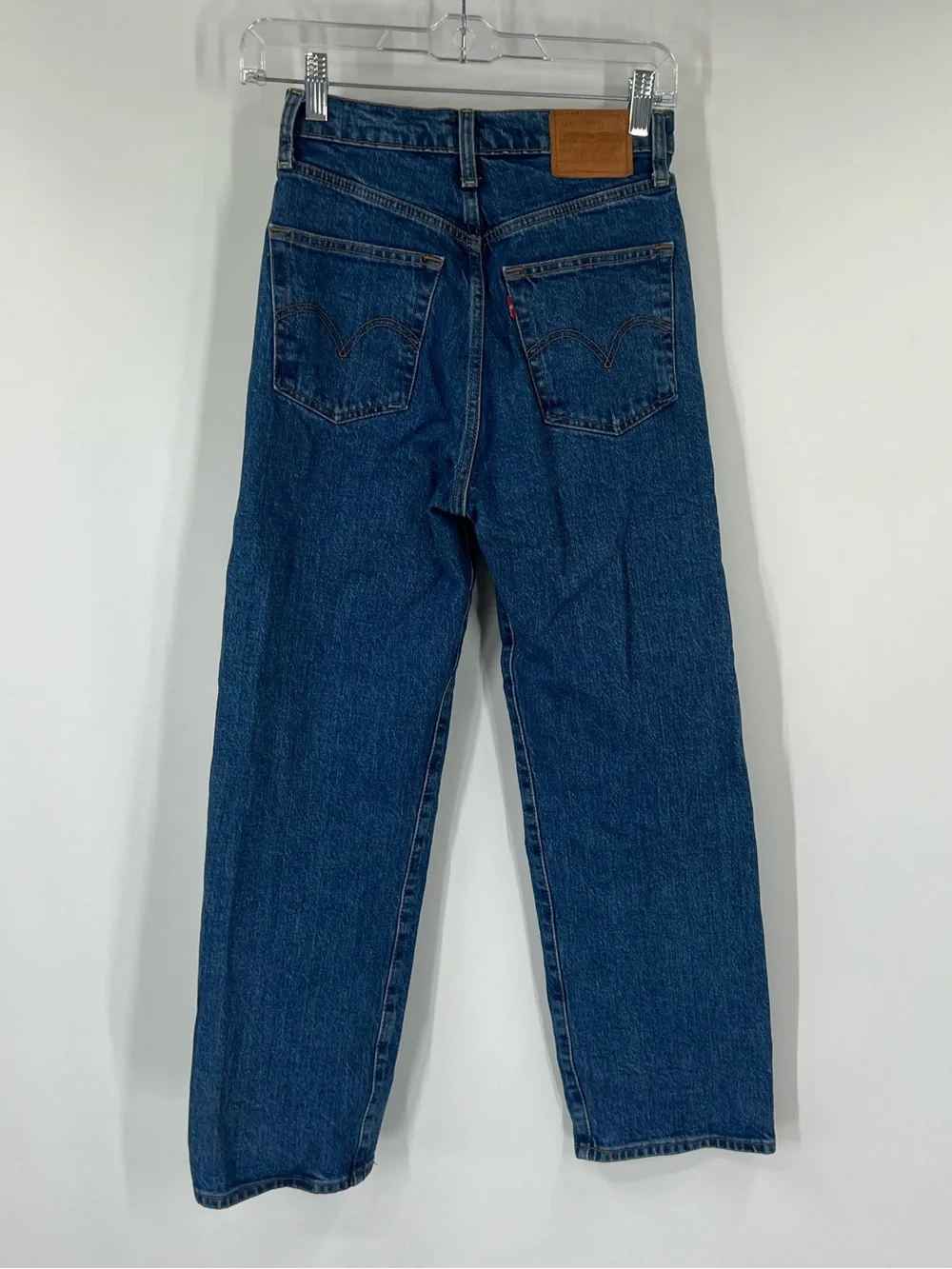 Levi’s Ribcage Straight Button Fly Jeans High Rise - Picture 5 of 8